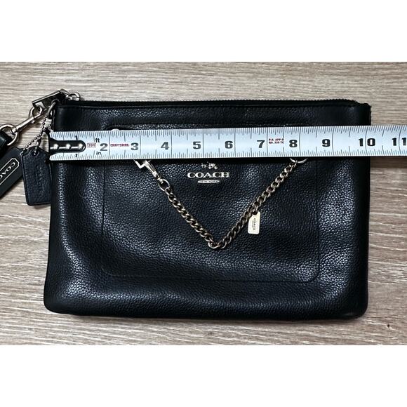 Coach|Clutch|Black w/Gold - Picture 2 of 12